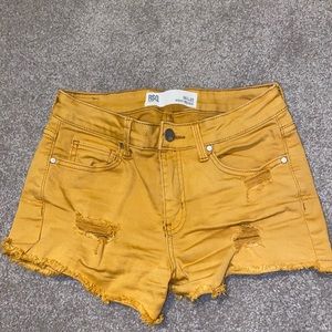 Yellow Jean Shorts in PERFECT SHAPE